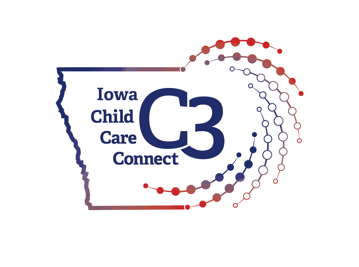 Iowa Child Care Connect logo.