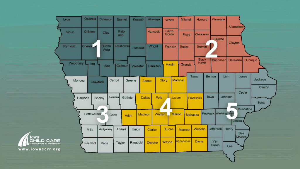 CCR&R regional map with counties